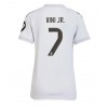 Damen Fußballbekleidung Real Madrid Vinicius Junior #7 Heimtrikot 2025-26 Kurzarm